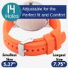 OWLCONIC Learning to Tell Time Bundle, Analog Wall Clock, Time Game, Kids Wristwatch  Orange view 4