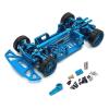 RC Car Replacement For WLtoys For KYOSHO For MINI-Q9 1/28 Metal Upgrade Multi Wheelbase Frame Remote Control Car Accessories(Blue) view 1