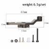QTUONVD RC Upgrade Parts for Kyosho MP10 MP9 IFW455 1/8 Metal Throttle Servo Arm Engine Servo Arm RC Car Upgrade Parts Accessories view 2