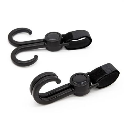 1Pc/Set Hooks for Stroller Car Shopping Cart Hooks Baby Stroller Accessories Rotate 360 Degree Hook Pram Organizer Bag Hanger