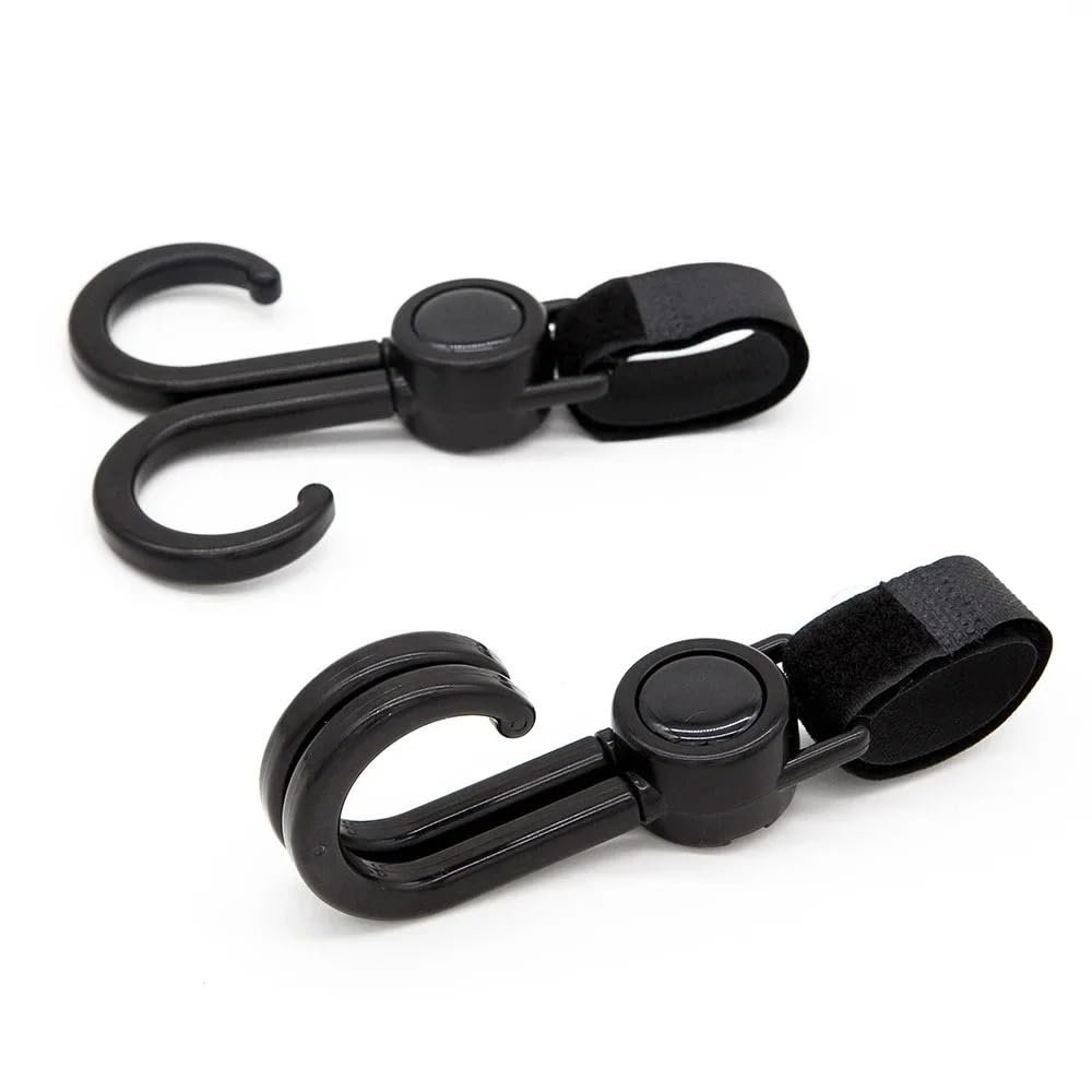 1Pc/Set Hooks for Stroller Car Shopping Cart Hooks Baby Stroller Accessories Rotate 360 Degree Hook Pram Organizer Bag Hanger
