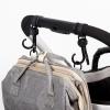 1Pc/Set Hooks for Stroller Car Shopping Cart Hooks Baby Stroller Accessories Rotate 360 Degree Hook Pram Organizer Bag Hanger view 4
