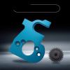 YTRASDF RC Car Accessories Compatible with Wltoys 144001 124019 124018 Remote Control Car Upgrade Parts Modification Spare Motor Mount Holder with Gear view 4