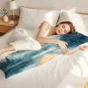 Long Body Pillow for Adults 16x47 Inch, Landscape Bed Pillows Sunset Double Sided Print Linen Throw Pillows Covers, for Side Sleeping Pregnant Pillow with Zipper for Home Bed Living Room Decor J0-289 view 3