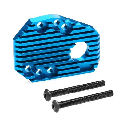 Compatible with Tamiya M05 1/10 RC Car Upgrade Modification Parts Accessories Metal Motor Mount Plate Heat Sink RC Assortment(Blue)