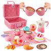 Grtheenumb Kids Picnic Sets for 3+ Girls and Boys Simulation Cute Kids Tea Set Interactive Imaginative Developmental ABS Tea Party Set for Role Play Pretend Play view 1