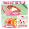 Grtheenumb Kids Picnic Sets for 3+ Girls and Boys Simulation Cute Kids Tea Set Interactive Imaginative Developmental ABS Tea Party Set for Role Play Pretend Play view 2