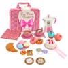 Grtheenumb Kids Picnic Sets for 3+ Girls and Boys Simulation Cute Kids Tea Set Interactive Imaginative Developmental ABS Tea Party Set for Role Play Pretend Play view 4