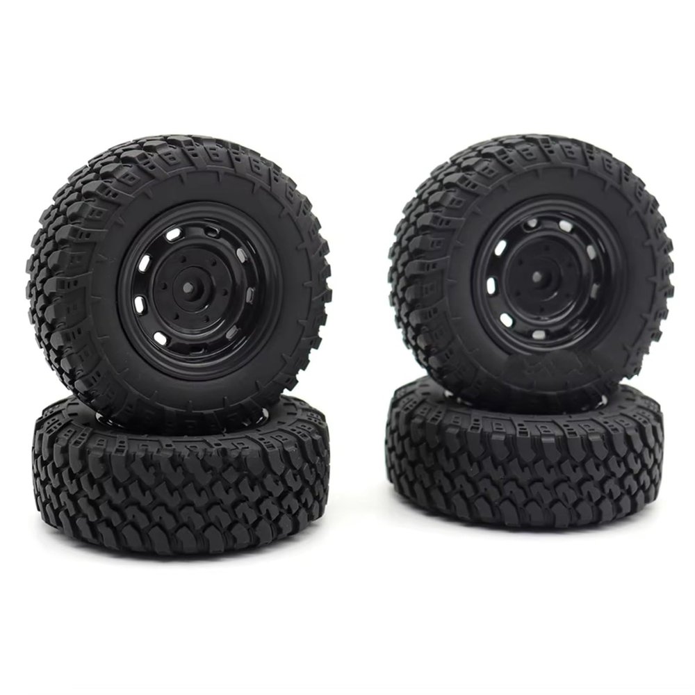 DIQYRS Compatible with MN99S for MN98 MN99 for MN82 for MN78 for MN168 C24-1 B36 C64 Q75 Rc Military Truck Part 73mm 5mm Hex Off-Road Tires Wheel RC Wheel Tires