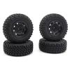 DIQYRS Compatible with MN99S for MN98 MN99 for MN82 for MN78 for MN168 C24-1 B36 C64 Q75 Rc Military Truck Part 73mm 5mm Hex Off-Road Tires Wheel RC Wheel Tires view 1