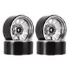 1. 9 Beadlock Wheel Rims 116g Per Piece Metal Rims For 1 10 Scale RC Crawler Compatible With AXI03007 90046 GEN8 W1909 Models(4PCS W1909SR) view 1