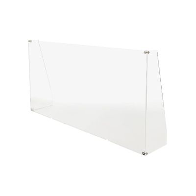 Brickcessories - Display Window Compatible with IKEA Kallax | Seamless Double-Wide Insert for Showcasing Collectibles & Mini Scenes | Easy Slide-in Design