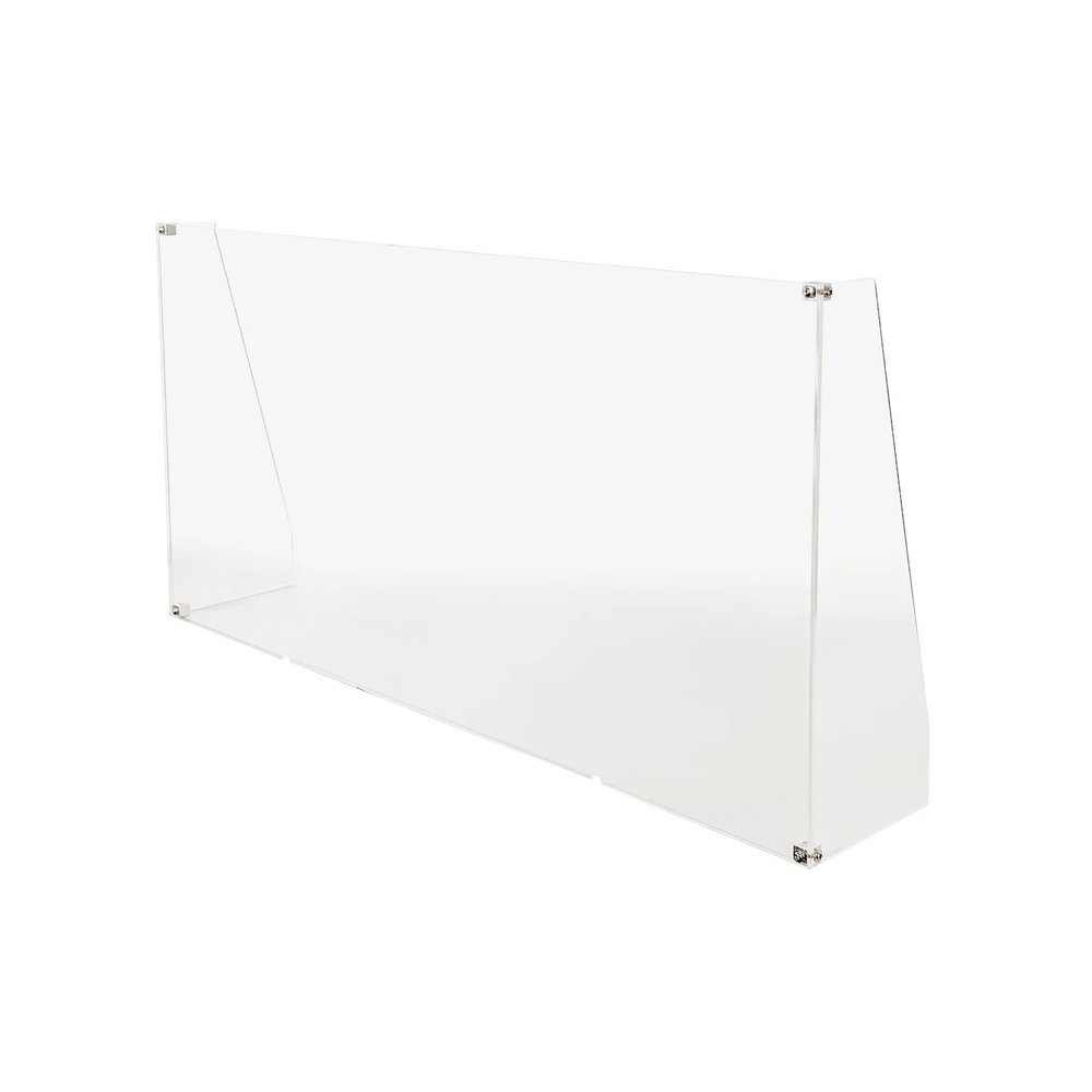 Brickcessories - Display Window Compatible with IKEA Kallax | Seamless Double-Wide Insert for Showcasing Collectibles & Mini Scenes | Easy Slide-in Design