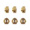4PCS 6PCS 5MM 8. 5MM 10MM 12MM Heavy Brass Wheel Hex Extension Adapter for 1 10 Scale RC Crawler Car Compatible with Various Models Including TRX6 G63(6PCS 5MM) view 1