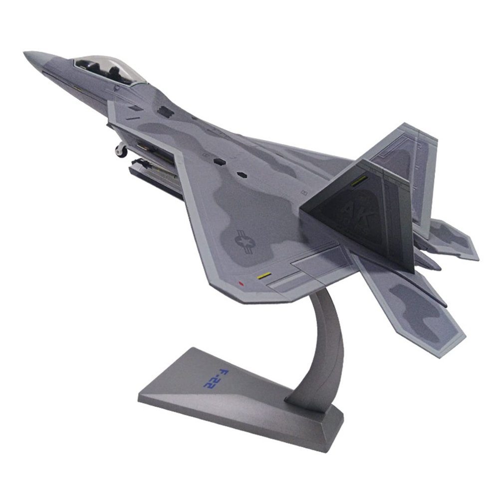 ZFQSEXTWT 1 72 Scale Alloy Fighter F-22 US Air Force Aircraft F22 Model Toys Kids Gift for Collection Hobby Playgame Kit