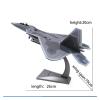 ZFQSEXTWT 1 72 Scale Alloy Fighter F-22 US Air Force Aircraft F22 Model Toys Kids Gift for Collection Hobby Playgame Kit view 4