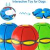 2026 New Children's Bouncing Ball, Magic Metaball, Magic Flying Saucer, Bouncy Ball, Parent-Child Interaction, Dual Form Freely Switchable, with 6 Light (Macaron Blue + Blue) view 2