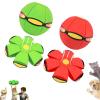2026 New Children's Bouncing Ball, Magic Metaball, Magic Flying Saucer, Bouncy Ball, Parent-Child Interaction, Dual Form Freely Switchable, with 6 Light (Red + Green) view 1