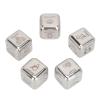 5Pcs Set, Funny Stainless Steel Food Decision Dice, Unique Valentine Birthday Gift, Portable Date Night Dice for Couples Families Friends, with Engraved Icons for Easy view 2