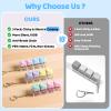 3 Pack Keyboard Fidget Toy  Clicky, Creamy & Silent Stress Relief Fidget Clicker Keychain  Quiet Fidget Toys for Adults, Boost Focus & Calm Anxiety at Work, Travel  Ideal Stress-Relief Gift view 4