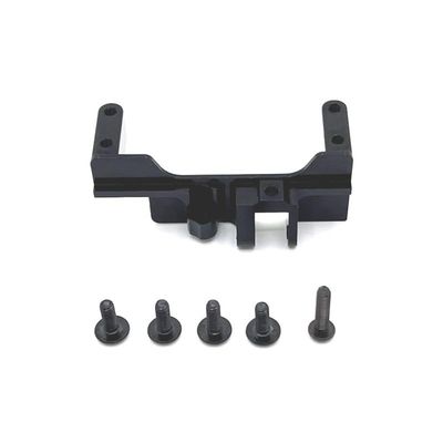 Metal Upgraded Servo Base Suitable for M-JX H12Y H12Y+ RC Car Accessories, Modification of Front Axle Servo Fixing Parts(Black)