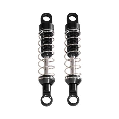 RC Models For MN For MN78 For MN82 1/12 RC Car Metal Front Shock Absorber Upgrade Model Accessory Modified Repair Replacement Assemble(Black)
