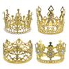 4Pcs Cake Topper Gold Crown Crown Alloy Cake Topper for Wedding Birthday Baby Personalised Decoration view 3