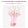 CCYLEZ Baby Rattle Light Up Musical Toy for Infant Handeye Coordination, Multimode Teether Rattle Musical Stick for Kids, ABS Material Blue Size 21.5 * 5.*6cm (Pink) view 4
