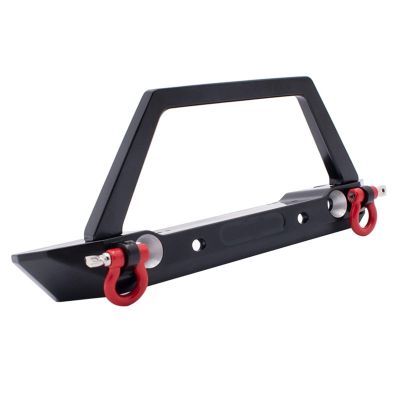 RC Bumper for Axial for SCX10 II III PRO for Traxxas for TRX4 1/10 RC Crawler Metal Front Bumper Lights Lamp Upgrades Parts Accessories