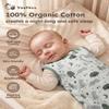 Yoofoss Baby Sleep Sack 6-12 Months 100% Organic Cotton Wearable Blanket for Babies 2-Way Zipper TOG 0.5 Infant Sleeping Sack 3 Pack, Soft Breathable view 2