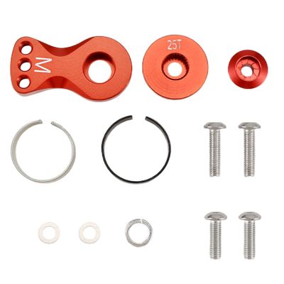Bloepum Metal 25T Adjustable Servo Saver Arm Horn for -4 SCX10 1/10 RC Cars Helicopter Model Boat Upgrade Parts,M,D