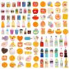 100pcs Miniature Food Drink Mini Brand Bottles Soda Pop Cans Cake Ice Cream Pretend Play Kitchen Game Party Accessories Toys for 1/12 Doll House Resin Food Figures Dollhouse Kitchen Decorations view 1