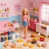 100pcs Miniature Food Drink Mini Brand Bottles Soda Pop Cans Cake Ice Cream Pretend Play Kitchen Game Party Accessories Toys for 1/12 Doll House Resin Food Figures Dollhouse Kitchen Decorations view 4