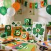 1000 Pcs Happy St Patricks Stickers Leprechaun Gnome Shamrock Decal 16 Designs Lucky Leaf Clover Stickers for Kids Irish Party Supplies Reward Gift Bag Envelopes Water Bottle Scrapbooking Cards view 4