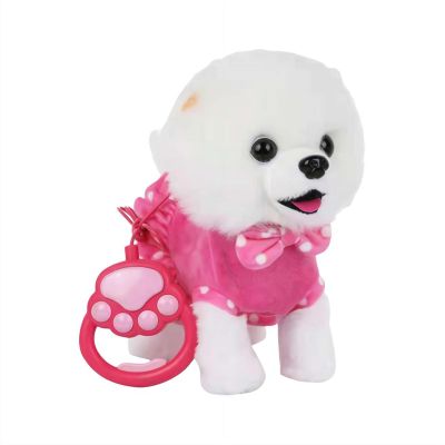 2026 New Upgrade Walking Barking Toy Dog, Plush Toy Puppy, Realistic Electronic Interactive Dog, Walking/Barking/Repeating/Tail Wagging, Stuffed Robot ToyDog for Kids