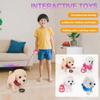 2026 New Upgrade Walking Barking Toy Dog, Plush Toy Puppy, Realistic Electronic Interactive Dog, Walking/Barking/Repeating/Tail Wagging, Stuffed Robot ToyDog for Kids view 4