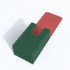 Boltquan Green Tarot Card Holder with Red Interior Fold-Top Case with Magnetic Lid Closure Fits Standard Tarot Decks Outer Dimensions 5.39 x 3.38 x 2 Inches (Green-Red) view 4