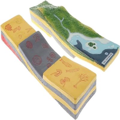 3D Plate Tectonics Model, Geology Topography Landform Science Models, Plate Structure and Surface Morphology Model, for School Teaching Learning Display.