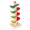 Ball Drop Toy Wooden Tree Colorful Leaf Tower Toy Children Ball Game Educational view 1