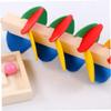 Ball Drop Toy Wooden Tree Colorful Leaf Tower Toy Children Ball Game Educational view 2