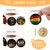 1000 PCS Black History Month Sticker Roll, Black Excellence Motivational Stickers with 16 Designs, Vinyl Decals for Classroom Rewards Party Favors Scrapbooking (500 Per Roll) view 3
