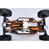 Aluminum 7075-T6 Alloy High-Clearance Lower Link Bar Set for Vanquish 1:10 H10 Optic Kit/Yokohama RTR/Sparco RTR Rock Crawler Upgrades - Orange view 2