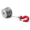 RC Car Upgrade Part For Axial For SCX10 90046 D90 1/10 25T Steering Gear Servo Winch Wheel Drum Wires Trailer Hook RC Car Upgrades Replacements Parts(Red) view 2