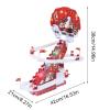 Electric Climbing Santa Claus Game, LED Light and Music Track Toy, Automatic Stair Climbing Race for Kids, Perfect for Desk, Bedroom, Living Room Play view 2