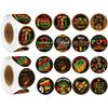 1000 PCS Black History Month Sticker Roll, African American Celebration Stickers with 16 Designs, Vinyl Decals for Party Favors Classroom Rewards Scrapbooking Laptops (500 Per Roll) view 1