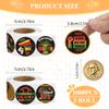 1000 PCS Black History Month Sticker Roll, African American Celebration Stickers with 16 Designs, Vinyl Decals for Party Favors Classroom Rewards Scrapbooking Laptops (500 Per Roll) view 3