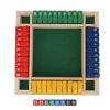 Mrisata Shut The Box Dice Game,2 to 4 Player Family Wooden Board Table Math Games for Adults and Kids Family Parent Child, 8 Dices Classics for Classroom,Home,Party view 1