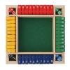 Mrisata Shut The Box Dice Game,2 to 4 Player Family Wooden Board Table Math Games for Adults and Kids Family Parent Child, 8 Dices Classics for Classroom,Home,Party view 2