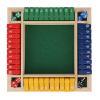Mrisata Shut The Box Dice Game,2 to 4 Player Family Wooden Board Table Math Games for Adults and Kids Family Parent Child, 8 Dices Classics for Classroom,Home,Party view 3