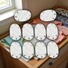 10Pcs Baby Jumpsuit Diaper Infant Romper Length Extender Bodysuit Snap Button Extended Diaper for Triangle Crotch Clothing view 2